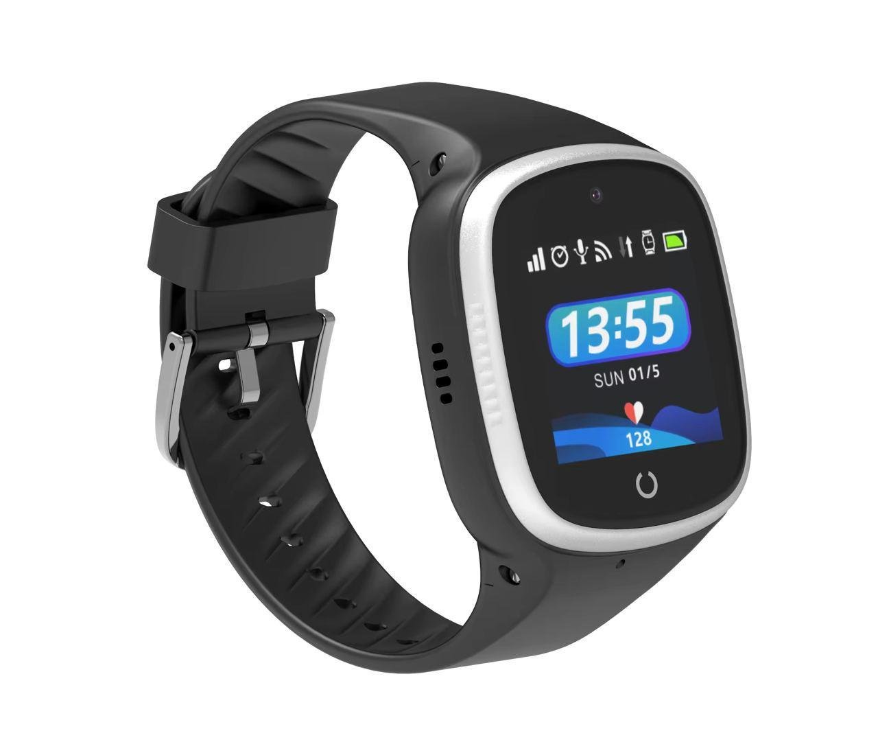 Смарт-часы детские Lemfo LT06 SOS 4G/GPS Черный (26389484)