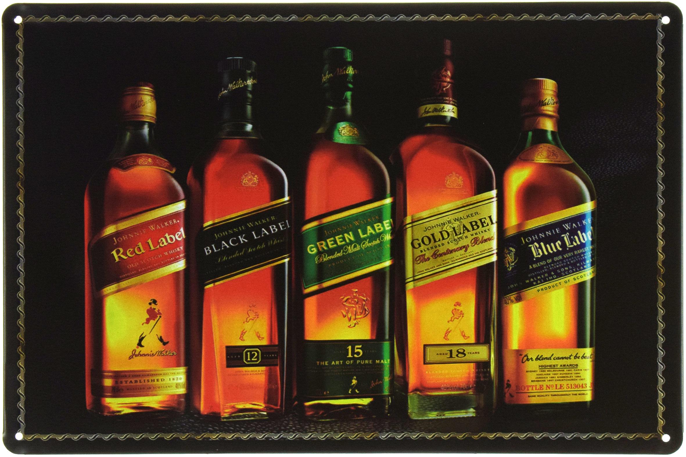 Табличка металева Віскі Label 20x30 см Табличка металева Віскі Label 20x30 см