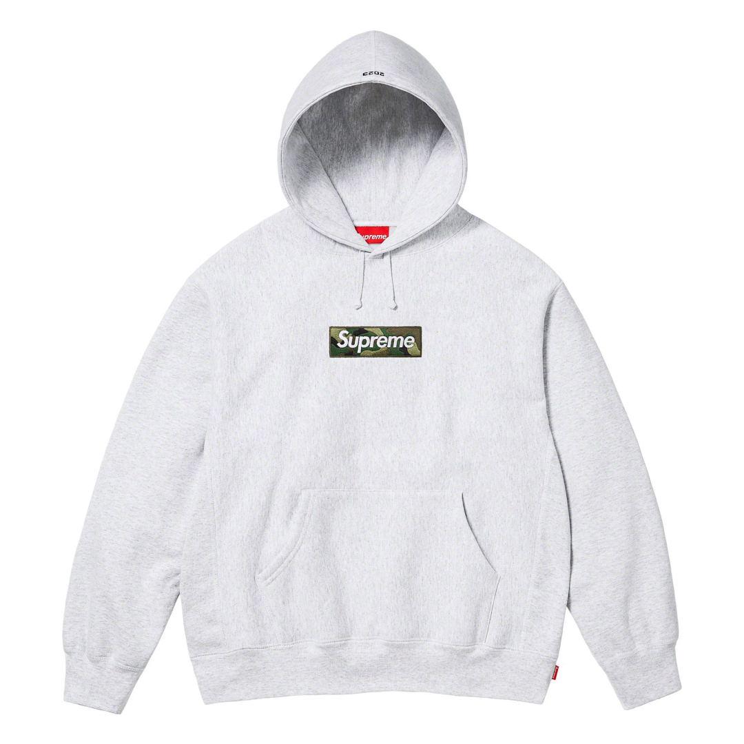 Джемпер SUPREME Box Logo Hooded Sweatshirt М Сірий (14605711) - фото 1