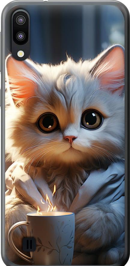 Чехол на Samsung Galaxy M10 White cat (5646t-1661-42517)