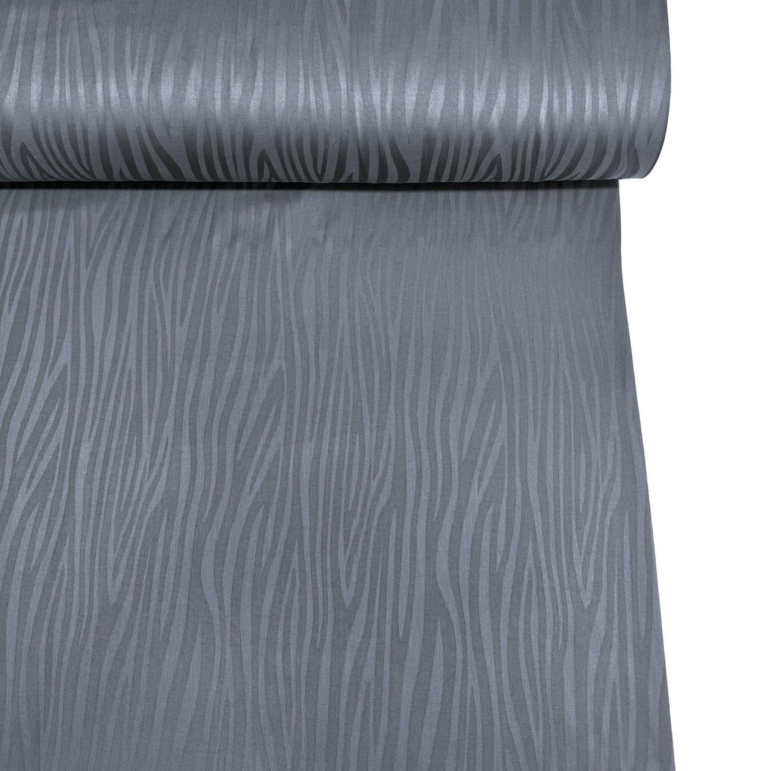 Ткань сатин жаккард Тигровый антрацит (28095/Тигр 03143)