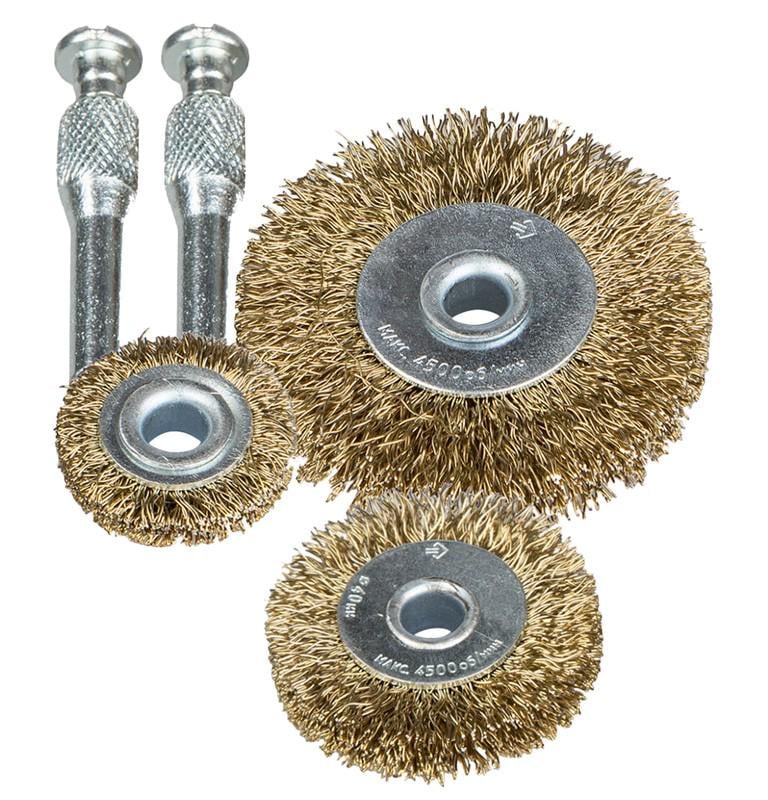 Щетки MasterTool GM из латунированной проволоки 3 шт. (19-9301)
