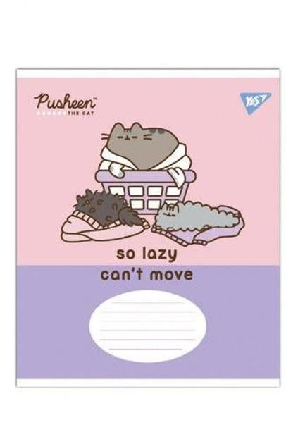 Тетрадь ученическая YES Pusheen The Cat А5/18 лен. (767616)