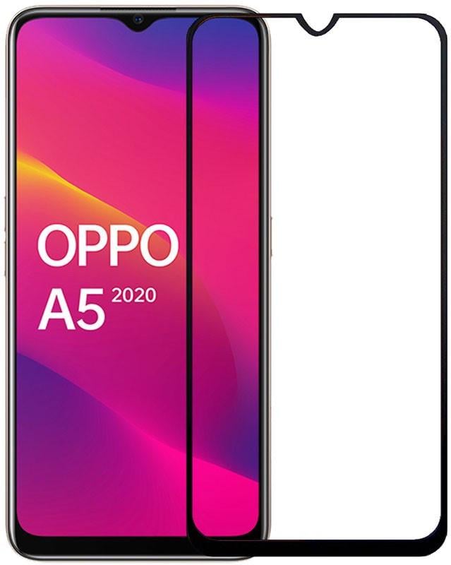 Защитное стекло TOTO 5D Cold Carving Tempered Glass Oppo A5 Black