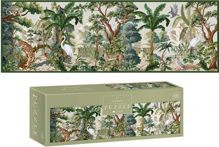 Пазли тришарові панорамні InterDRUK Secret Garden 326249 (5902277326249)