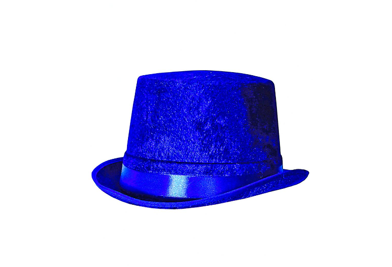 Шляпа карнавальная Цилиндр Синий (9-153BL)