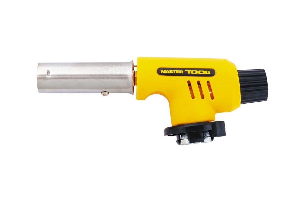 Пальник для газового балона MasterTool Комета з п’єзопідпалом Ø19 мм 1300°C (44-5009)