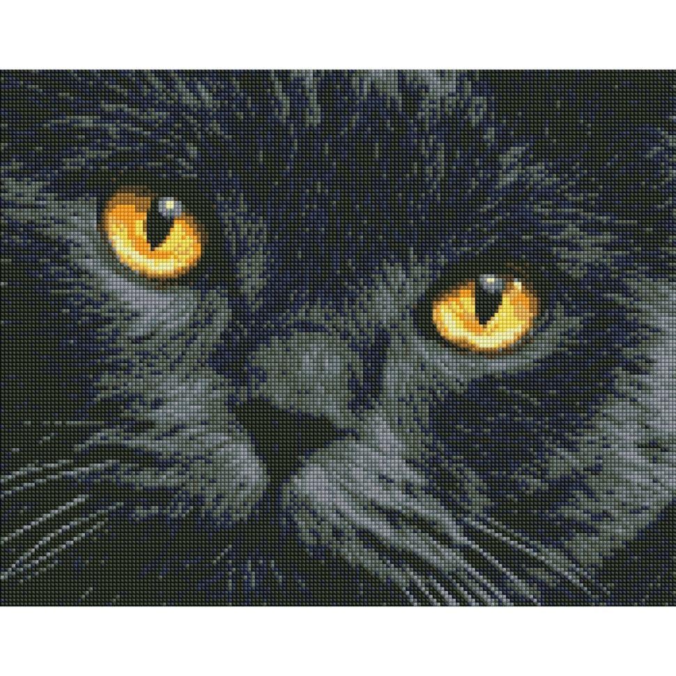 Алмазная мозаика Идейка Янтарные глаза 40x50 см (AMO7391)