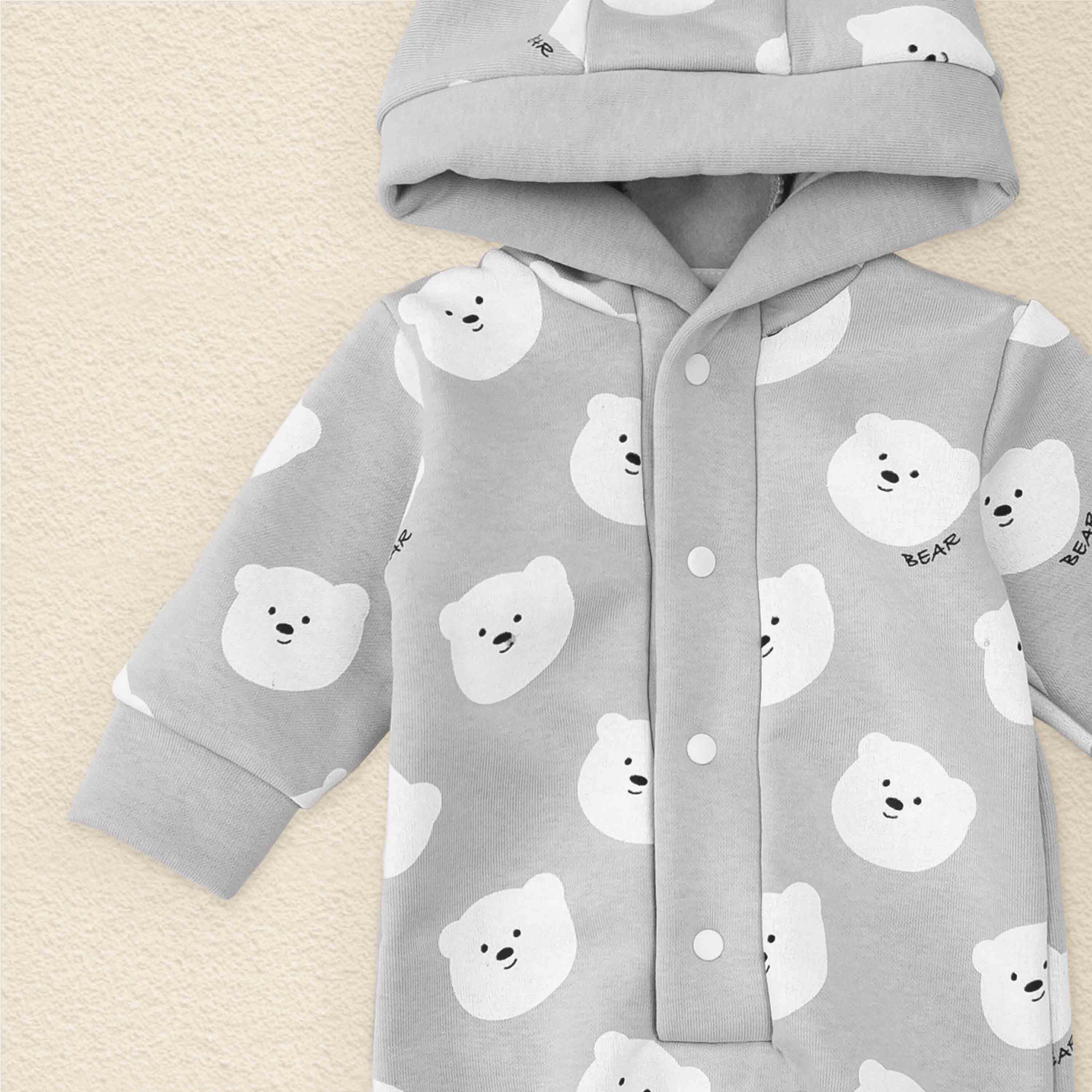 Комбинезон детский Dexter's Мишки 2127 62 см Серый (d2127-4) - фото 2 Комбинезон детский Dexter's Мишки 2127 62 см Серый (d2127-4) - фото 2