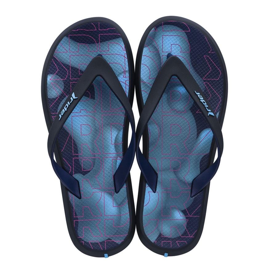 Шлепки Rider р. 47 Темно-синий (7092)