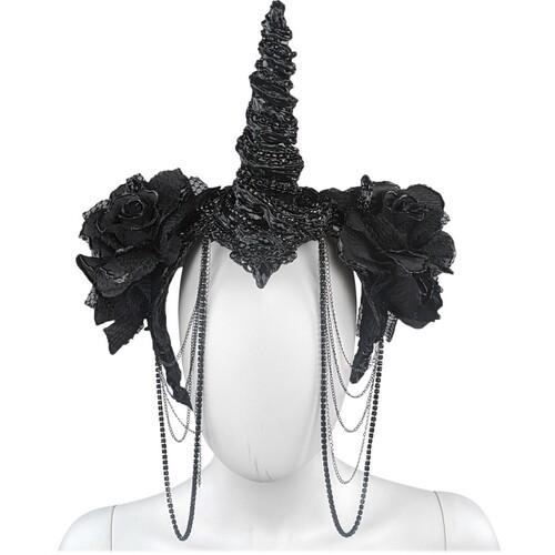 Обруч Єдиноріг Seta Decor 23-539BLK Обруч Єдиноріг Seta Decor 23-539BLK