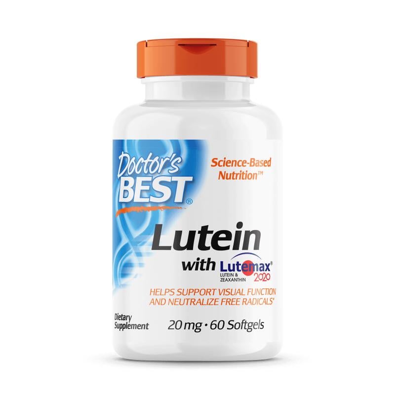 Натуральна добавка Doctor's Best Lutein with Lutemax 2020 60 вегакапс. (5330)