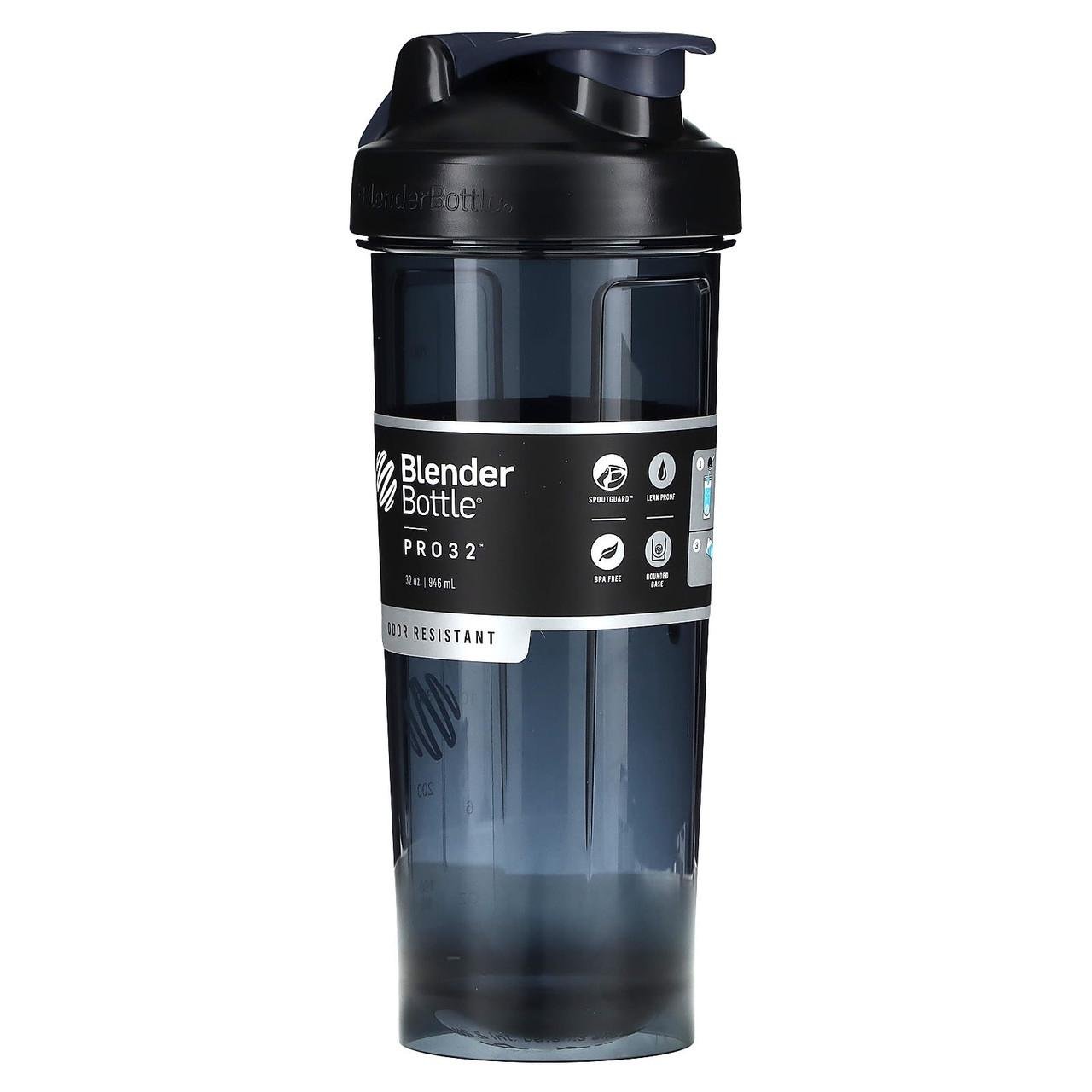 Шейкер спортивний BlenderBottle Pro32 Tritan 940 мл Black (22349016) - фото 6