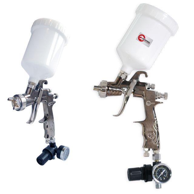 Краскопульт пневматический Intertool PT-0130 LVLP форсунка 1,3 мм с редуктором пластиковый бачок 600 мл 2 бар (1649949868) - фото 2 Краскопульт пневматический Intertool PT-0130 LVLP форсунка 1,3 мм с редуктором пластиковый бачок 600 мл 2 бар (1649949868) - фото 2