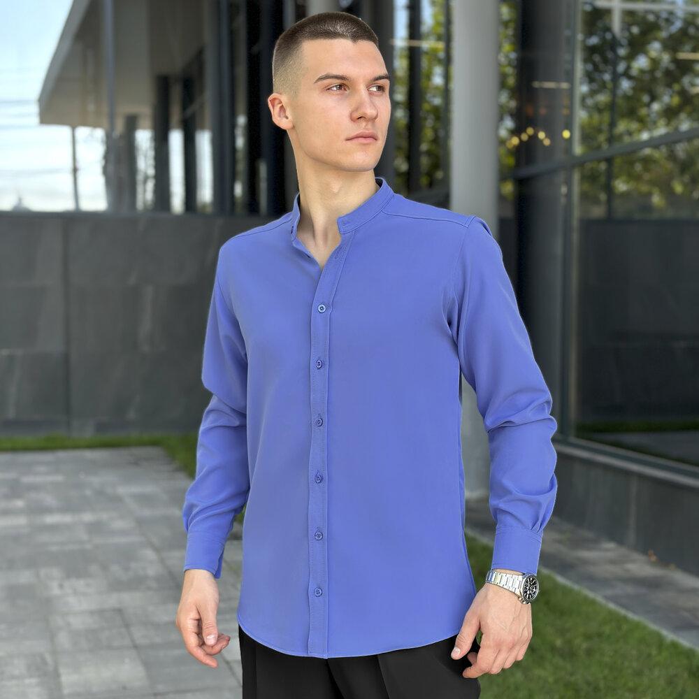 Сорочка чоловіча класична Pobedov Legend M Блакитний (26198/4/2)