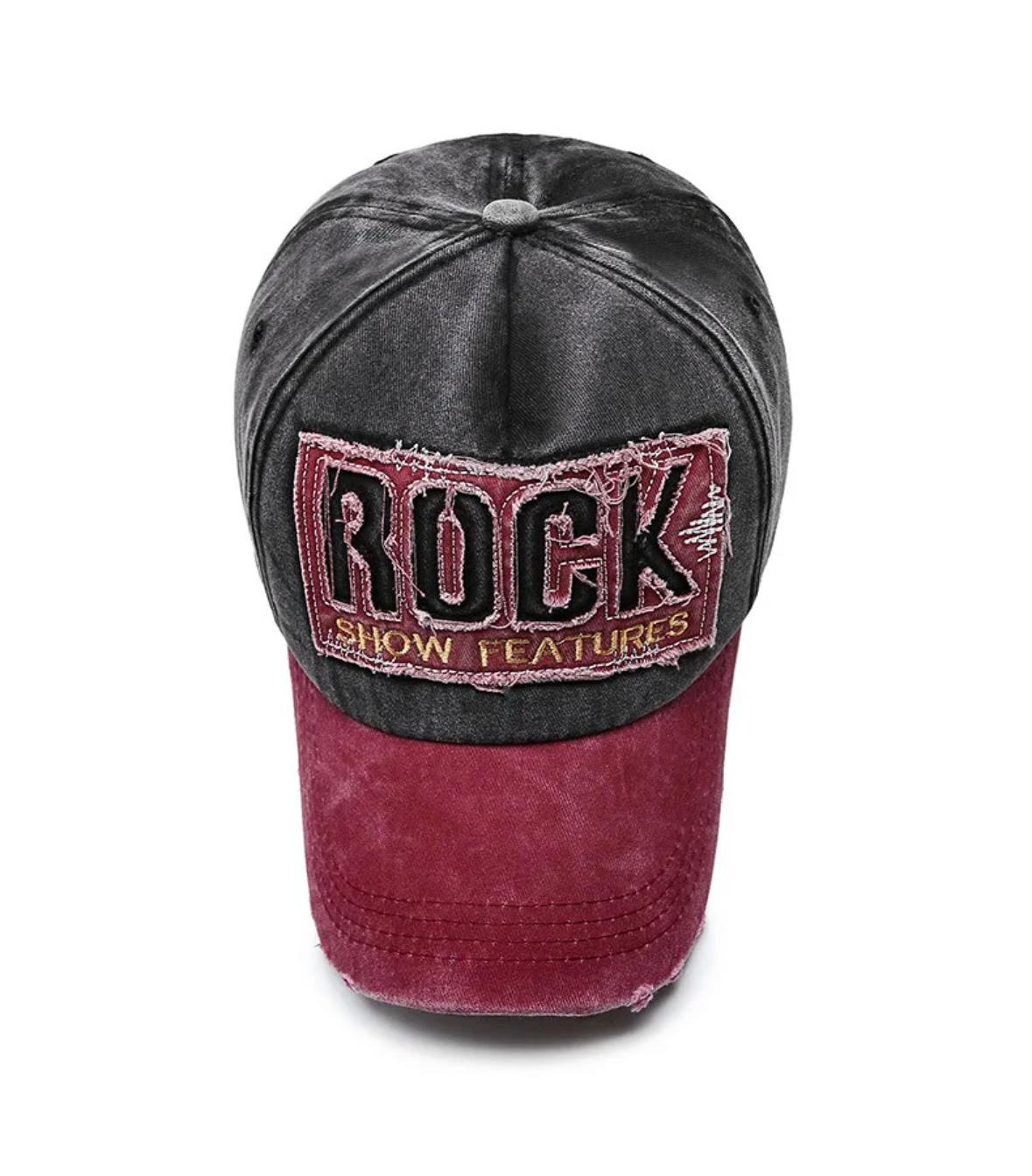 Кепка бейсболка Wuke логотип Rock із вигнутим козирком унісекс one size Червоний - фото 3 Кепка бейсболка Wuke логотип Rock із вигнутим козирком унісекс one size Червоний - фото 3