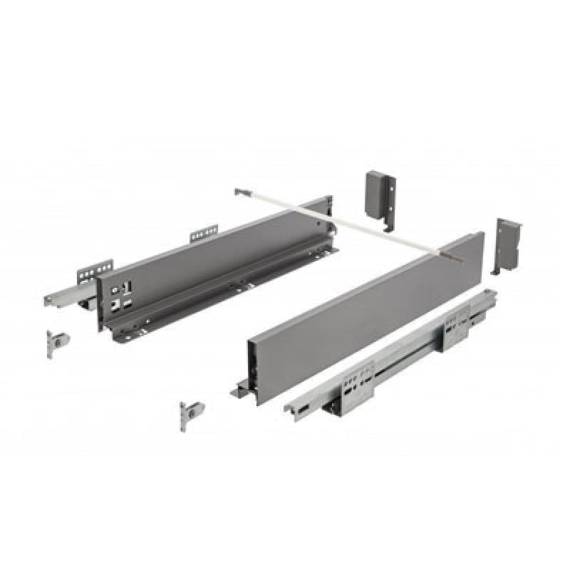 Выдвижная шухляда Axis Pro Push to Open под духовой шкаф L 500 мм H 69 мм Графит (PB-AXISPRO-P2O-KPL69-500-60)