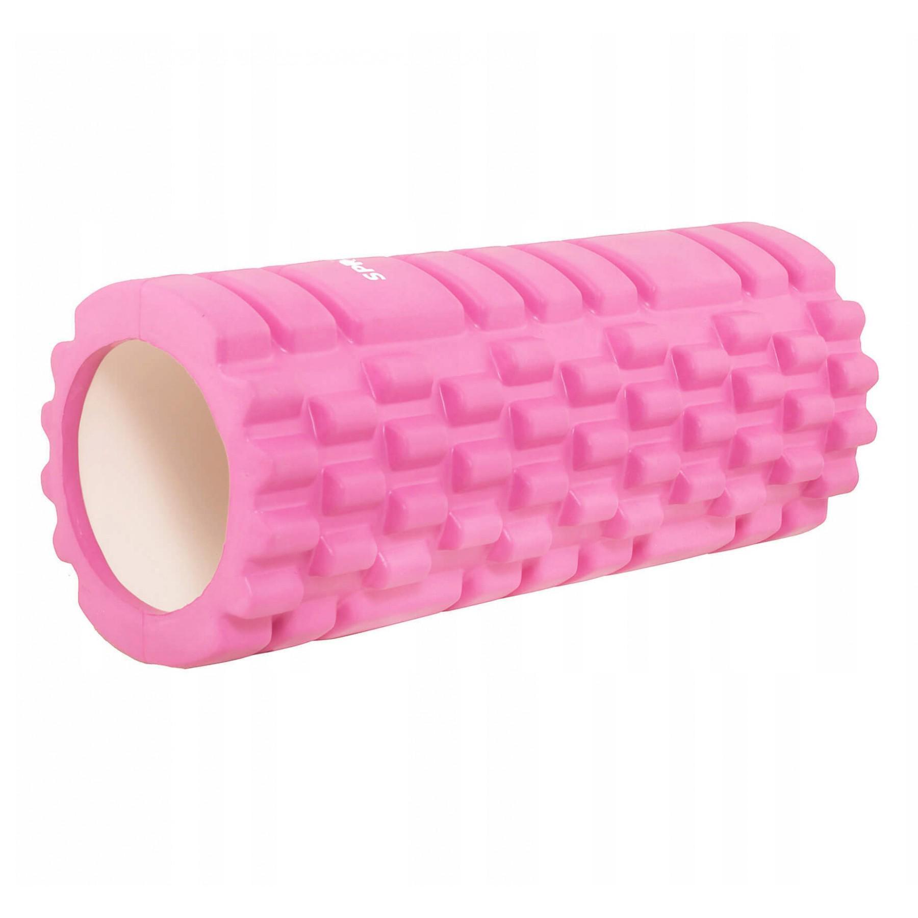 Масажний ролик Springos 33x14 см Pink (23129)