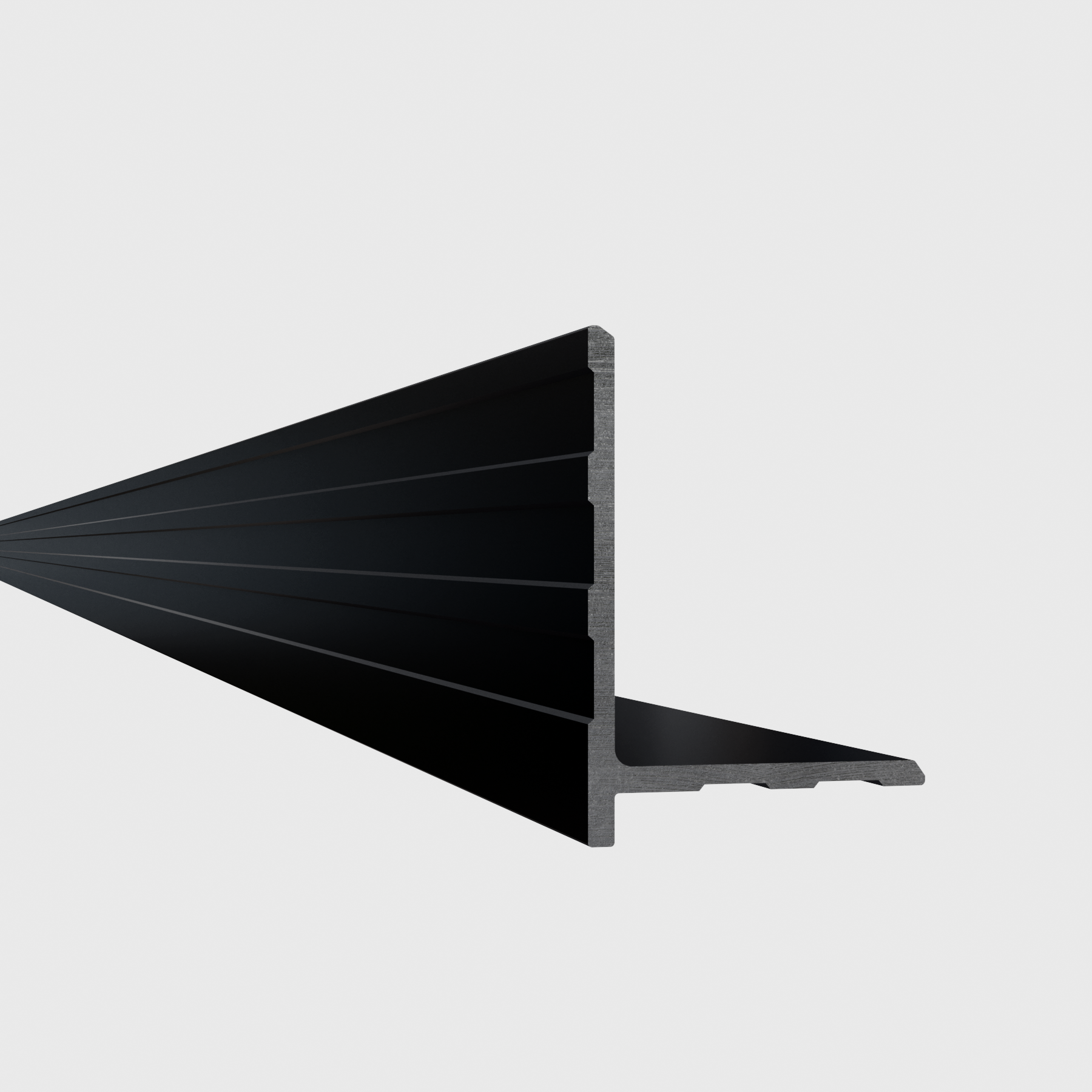 Мікроплінтус алюмінієвий Thinline MPV-172B 22x2600 мм Чорний (25445437) - фото 7 Мікроплінтус алюмінієвий Thinline MPV-172B 22x2600 мм Чорний (25445437) - фото 7