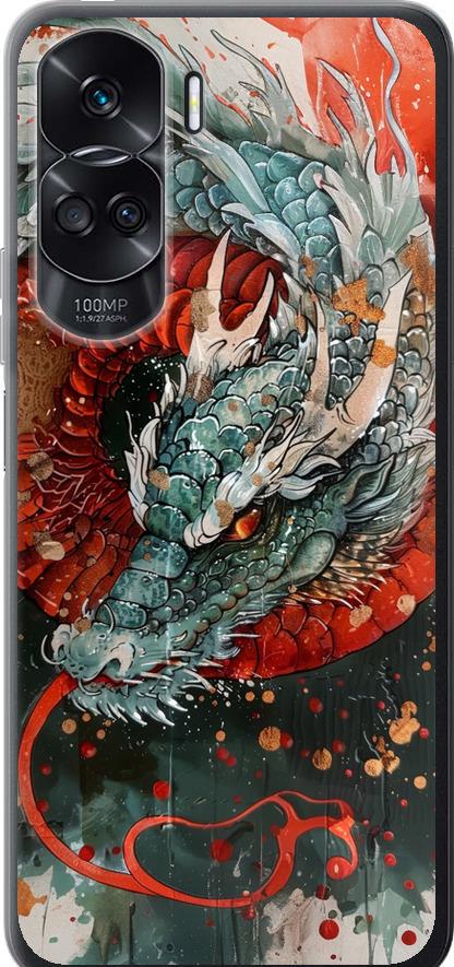 Чехол на Huawei Honor 90 Lite Стихия огня (6101u-3131-42517)