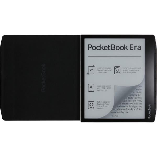 Чехол для электронной книги PocketBook 7" HN-QI-PU-700-BK-WW Черный (21027960) - фото 3