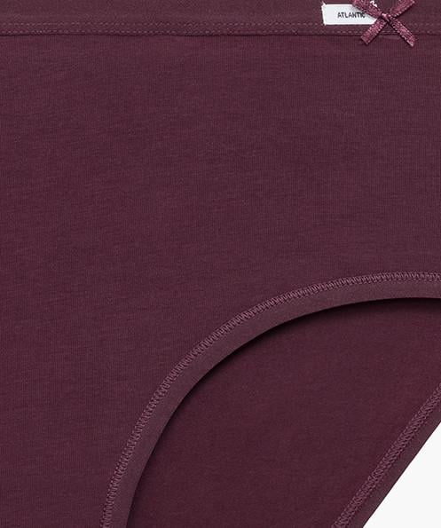 Комплект трусів-сліпів жіночих Atlantic 3CLP-004 бавовняних L Винний/Рожевий/Бежевий (2836701570) - фото 5 Комплект трусів-сліпів жіночих Atlantic 3CLP-004 бавовняних L Винний/Рожевий/Бежевий (2836701570) - фото 5
