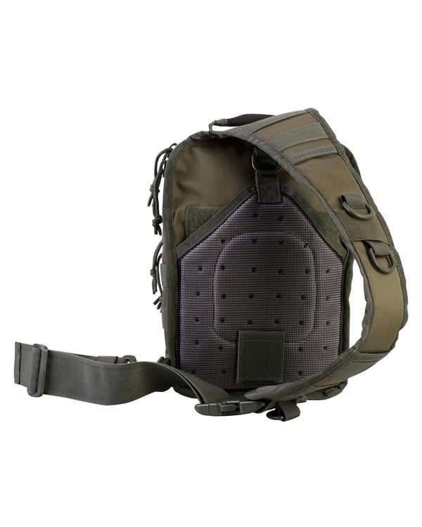 Рюкзак однолямковий Kombat UK Mini Molle Recon Shoulder Bag (kb-mmrsb-olgr yavs L) - фото 2