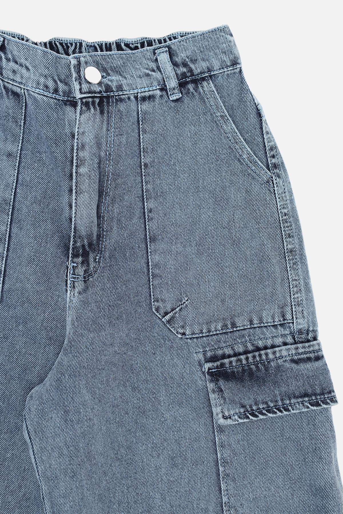 Джинси для дівчинки Baggy ЦБ-00269175 158 см Блакитний (SKT001042638) - фото 2 Джинси для дівчинки Baggy ЦБ-00269175 158 см Блакитний (SKT001042638) - фото 2