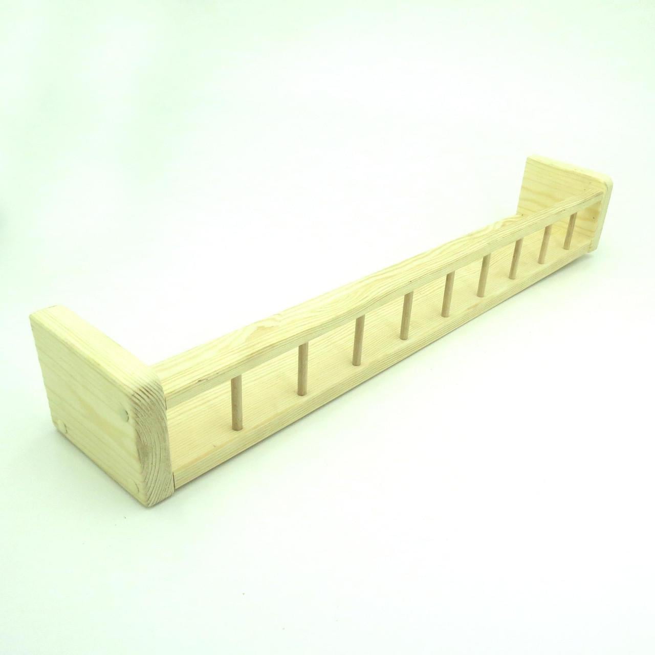 Полиця настінна з дерева Еврика 76 см Бланже (НСП-768201)