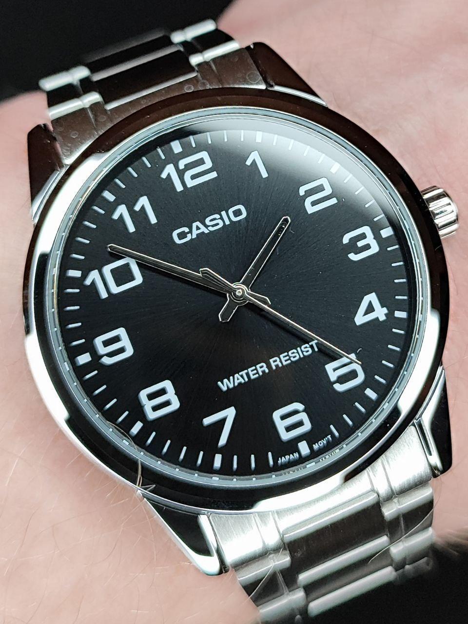 Наручные часы мужские Casio MTP-V001D-1B Timeless Collection Черный (2668163826)