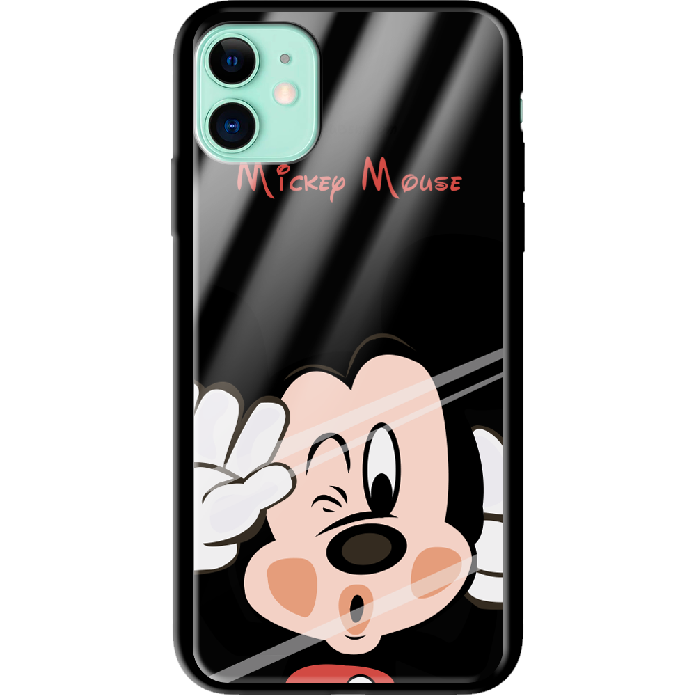 Чехол Boxface iPhone 11 Mister M Черный силикон со стеклом (38184-cc58-38345)