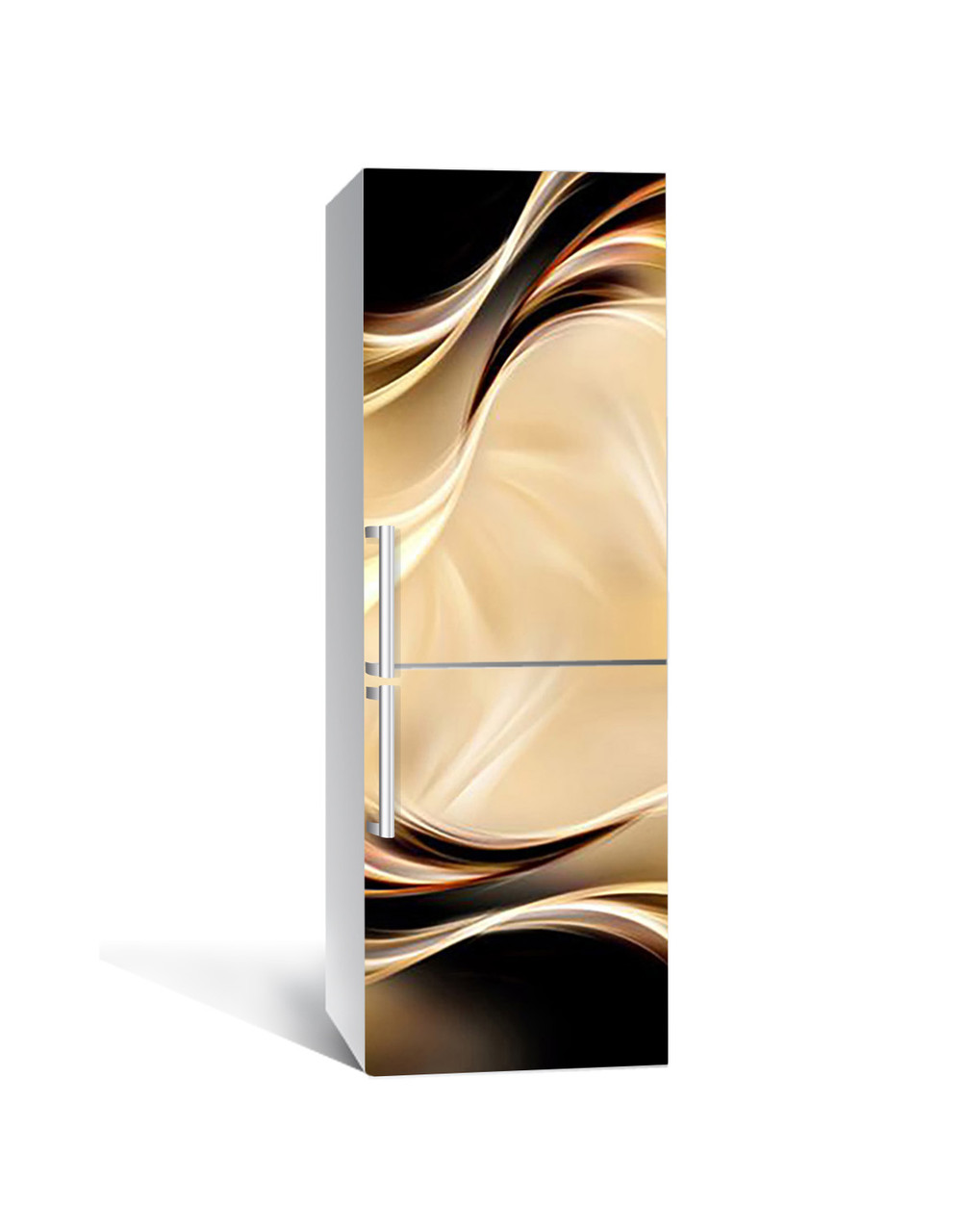 Наклейка на холодильник Zatarga Переливы золота 650х2000 мм (1323456347)