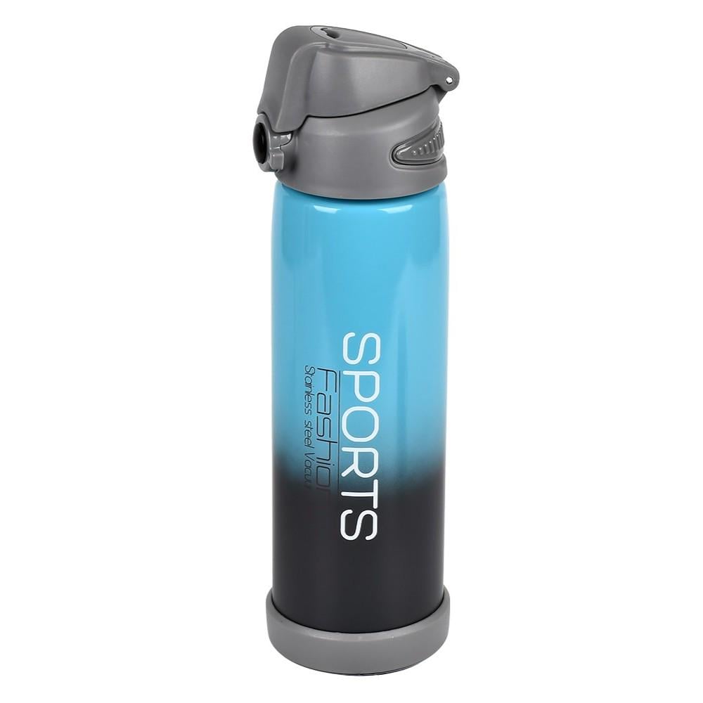 Термос-напувалка Sports Fashion 800 мл Блакитно-чорний (MT-3892-0.8) - фото 1 Термос-напувалка Sports Fashion 800 мл Блакитно-чорний (MT-3892-0.8) - фото 1