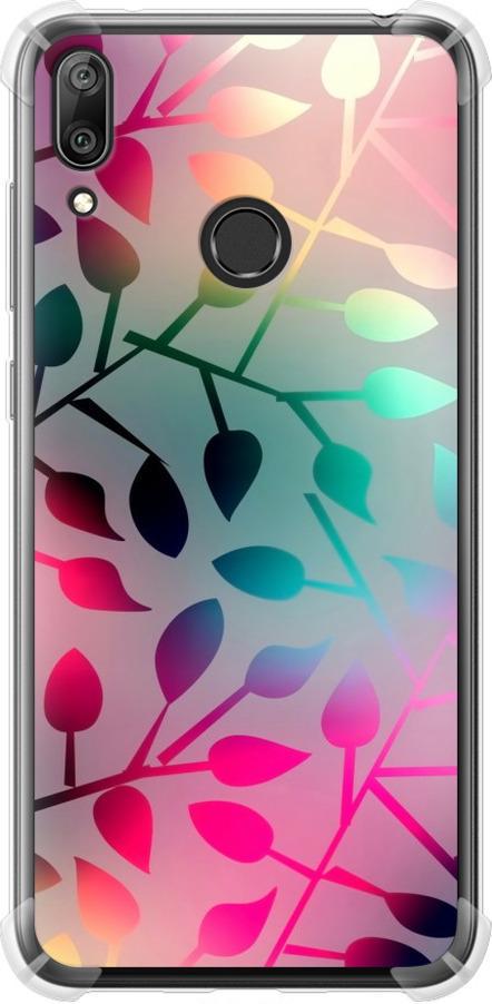 Чехол на Huawei Y7 2019 Листья (2235sp-1638-42517)