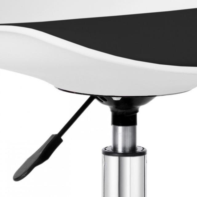 Кресло компьютерное офисное Bonro B-881 Белый с черным сиденьем (4230013) - фото 6 Кресло компьютерное офисное Bonro B-881 Белый с черным сиденьем (4230013) - фото 6