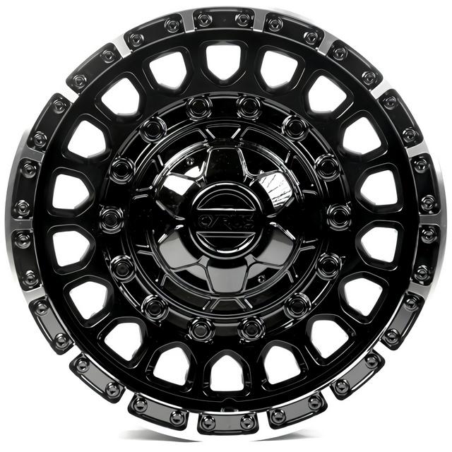 Диски литые Off Road Wheels OW1908-9 8,5x17 6x139,7 ET50 DIA110,1 Black Machined Lip (1002472906)