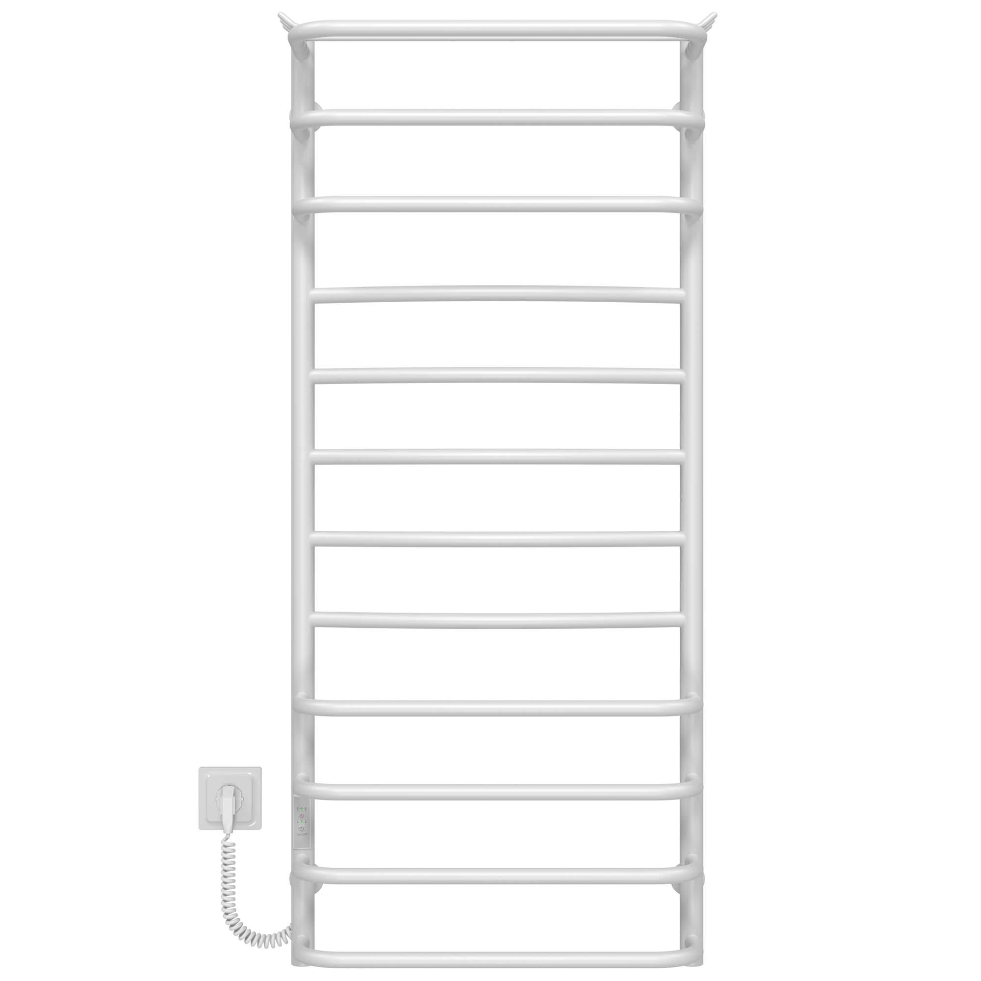 Рушникосушарка електрична Deffi Юність П12 WD03 ліве підключення нержавіюча сталь 500х1200 мм Білий (C.YU.120.50.12.E.W.L.3)