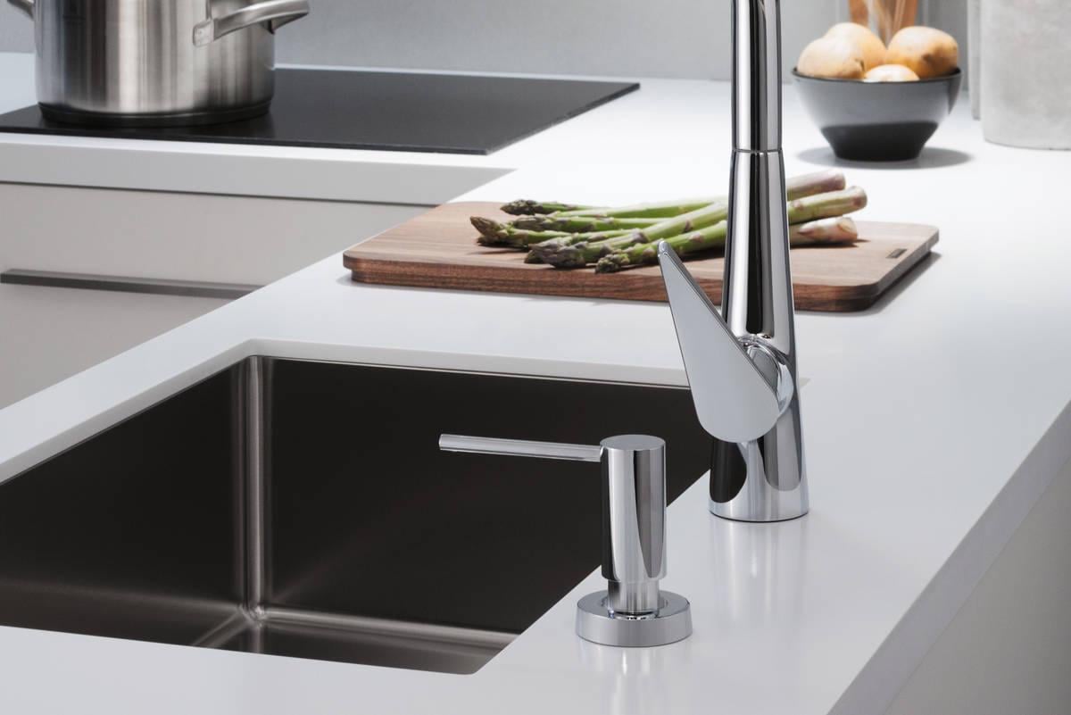 Дозатор для мыла Hansgrohe A51 Modern 500 мл Хром (40448000) - фото 5