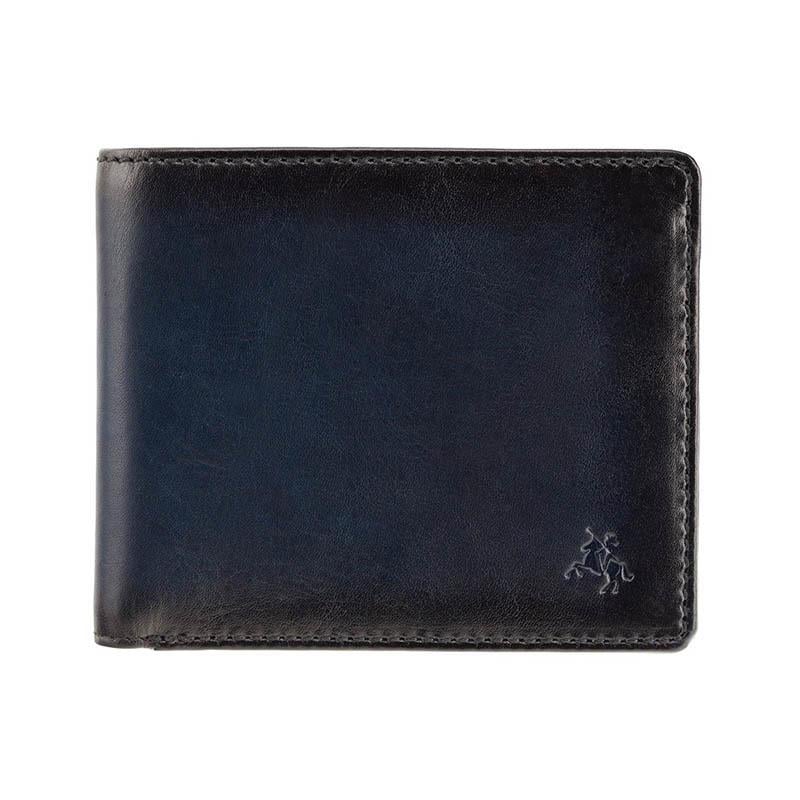 Портмоне мужское кожаное Visconti Milo c RFID Burnish Blue (AT58 BLUE)