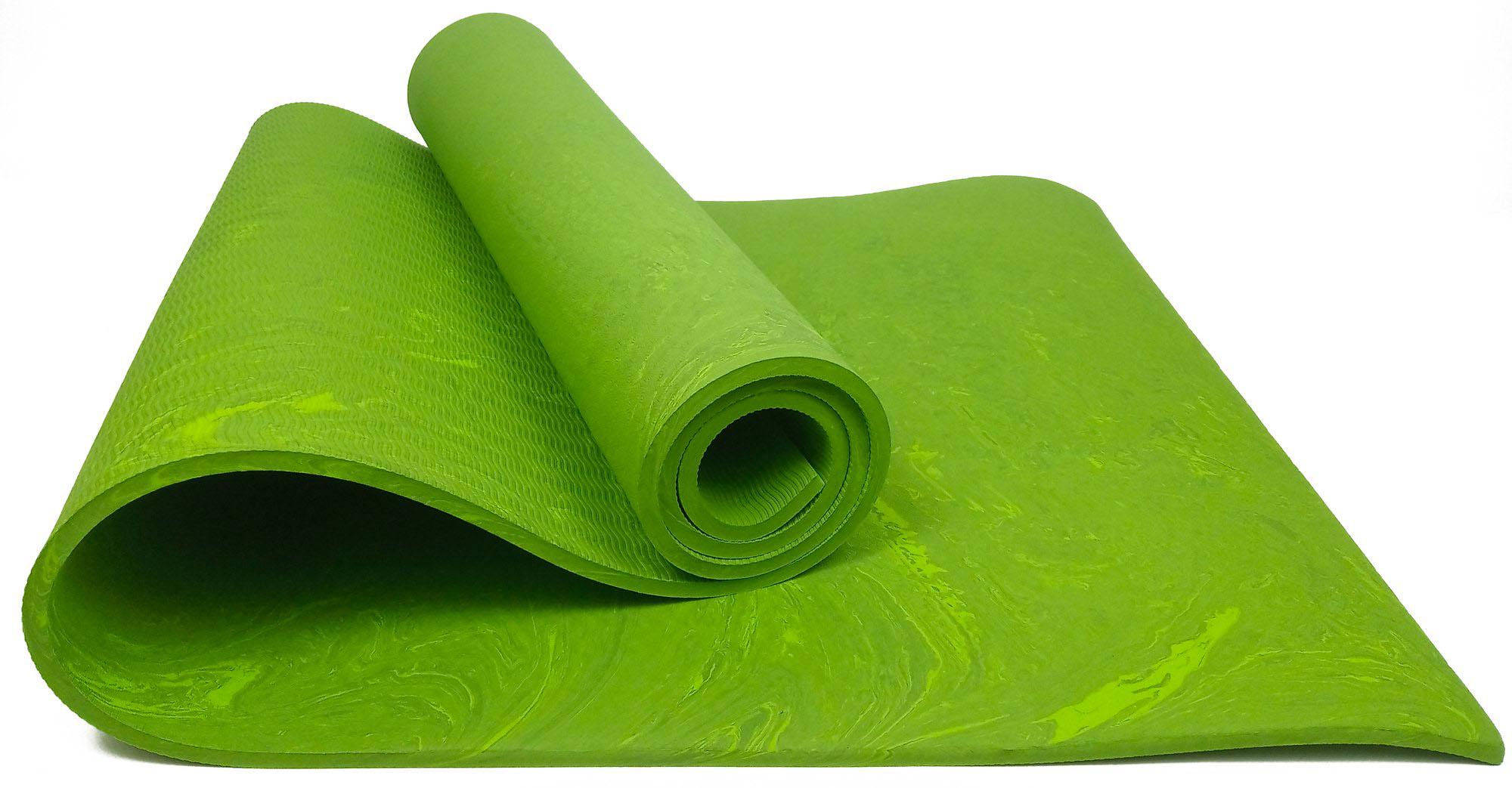 Коврик для йоги EasyFit PER ECO-Friendly Mat 8 мм Салатовый (EF-1930-G)