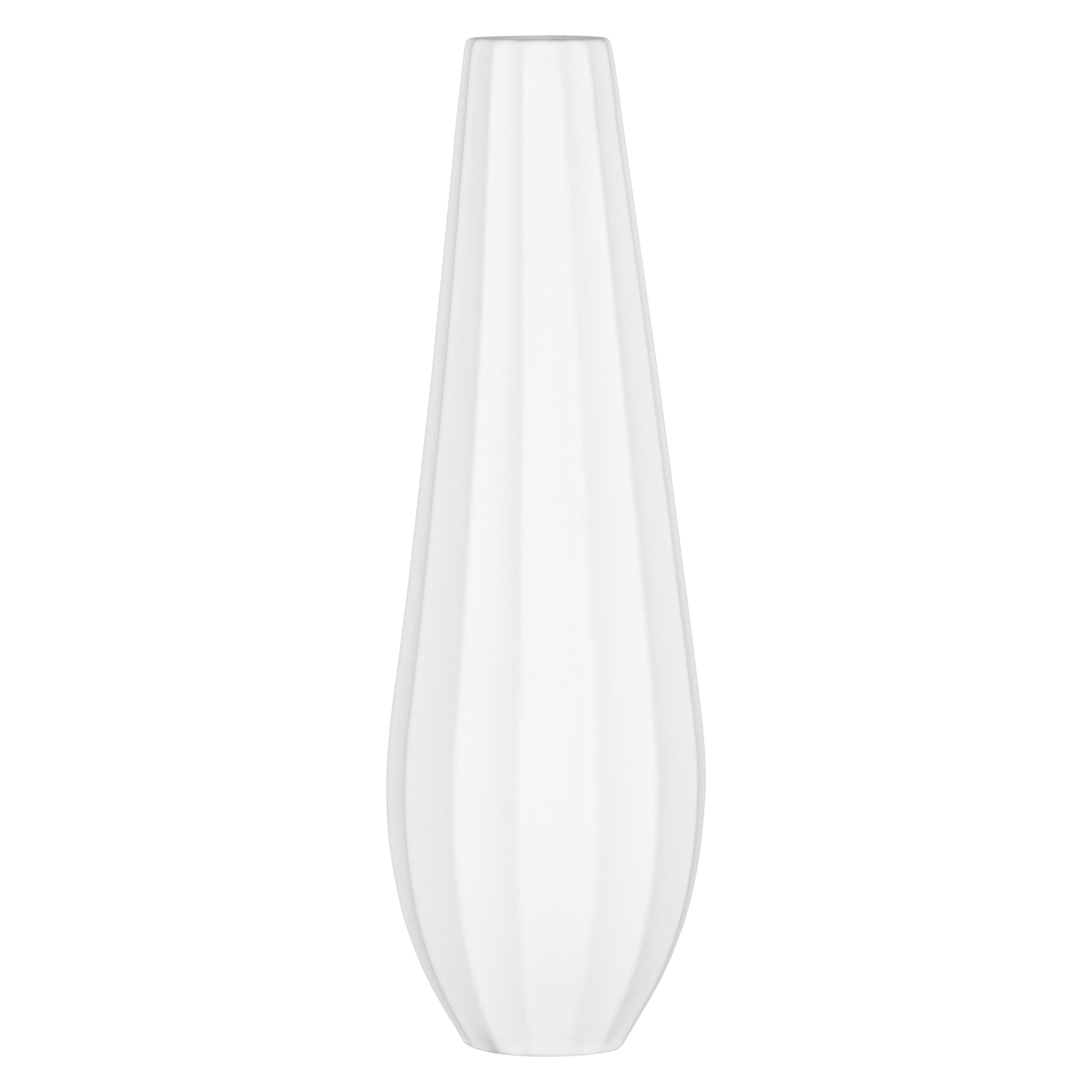 Ваза Ardesto Molize 8,5х27,5 см Білий (AR3810W)