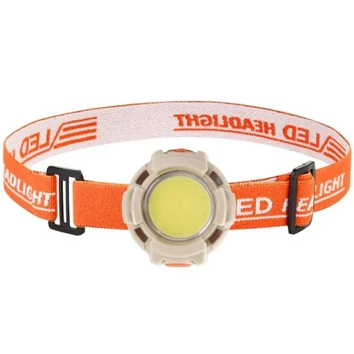 Фонарь налобный аккумуляторный CY-2026-C-COB водонепроницаемый Оранжевый (GR-04833)