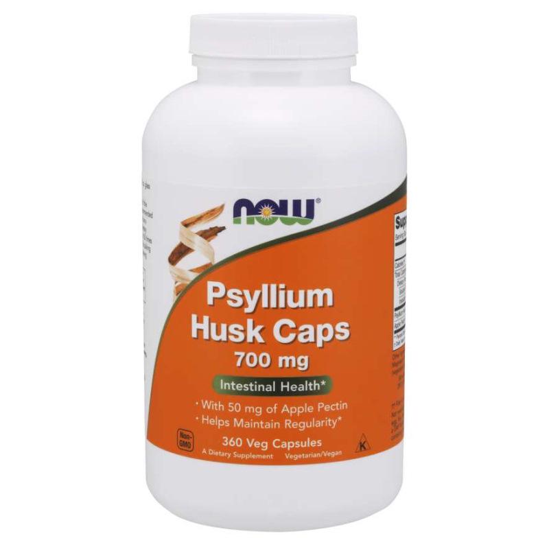 Натуральна добавка NOW Psyllium Husk 700 мг 360 вегакапс. (7868)