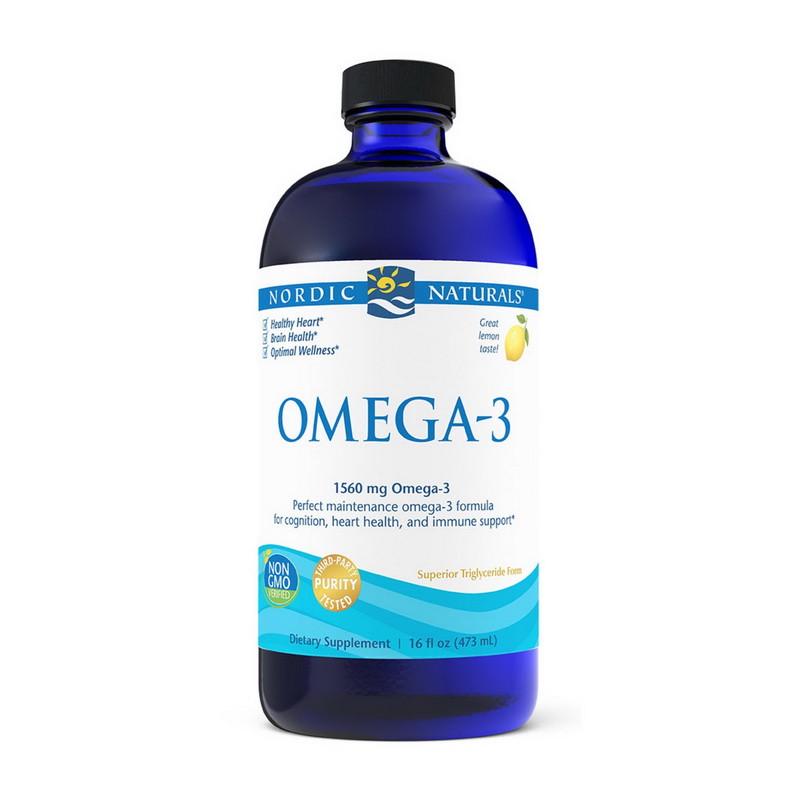 Рыбий жир Nordic Naturals Omega-3 1560 мг 473 мл Лимон (19411-01)