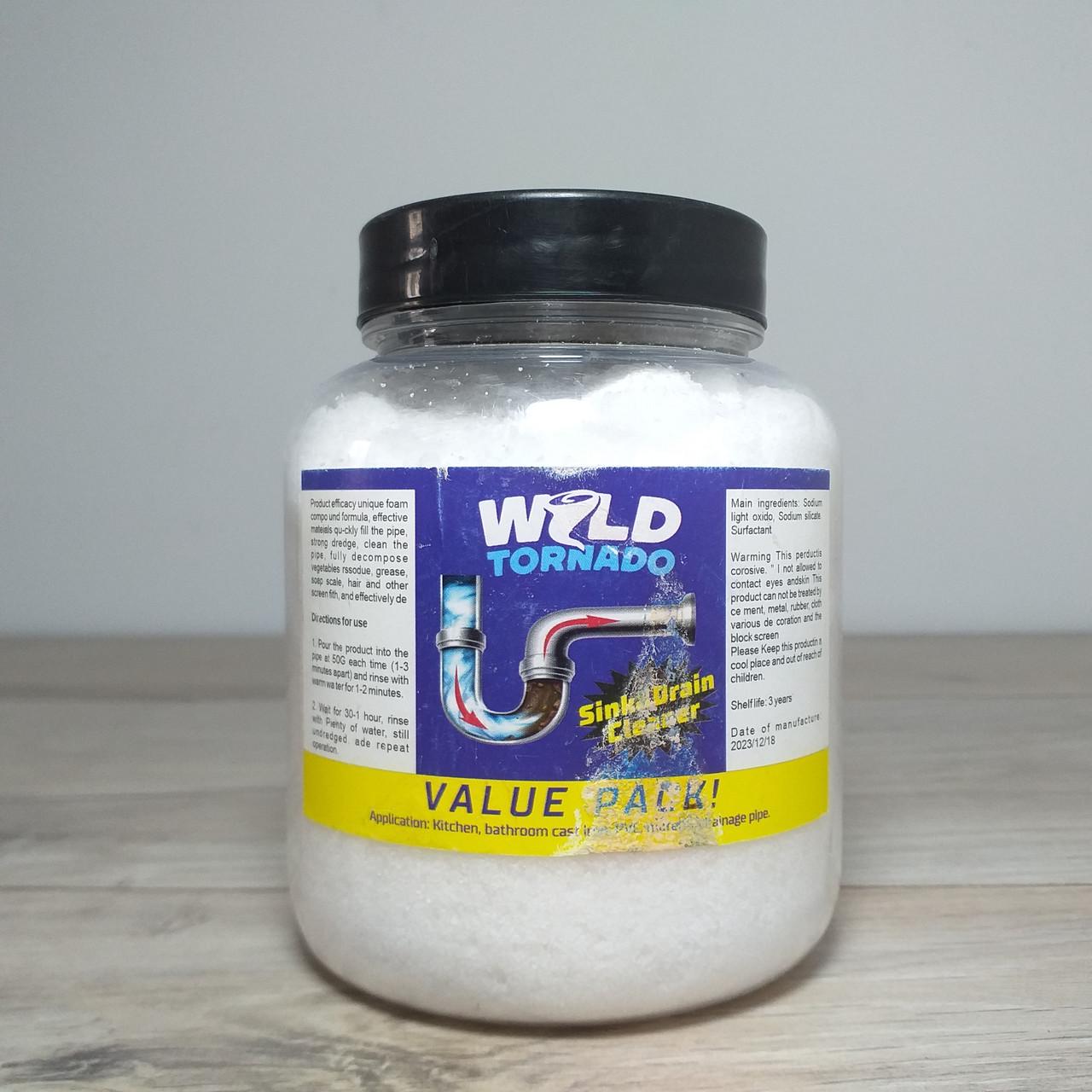 Очиститель для мойки и слива WILD Tornado Sink 600 г (X-1305)