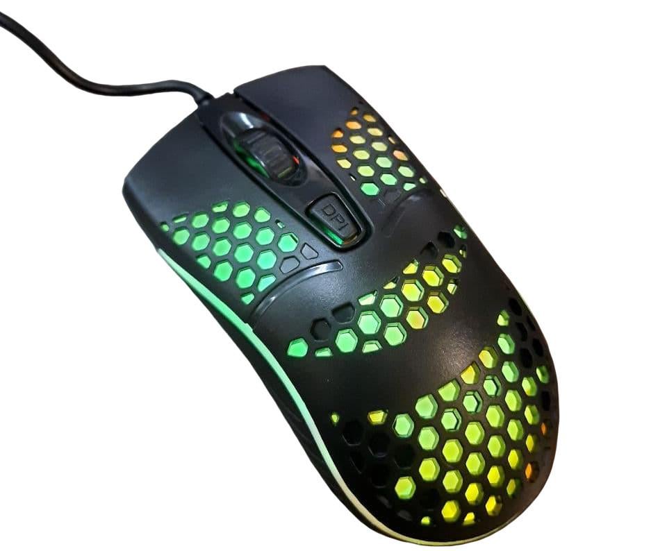 Мишка ігрова дротова Gaming LED KW-10 7816 Чорний (ec5095b8)