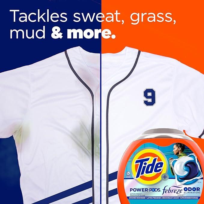 Капсули для прання Tide Power Pods з Febreze Sport із захистом від запаху 45 шт. - фото 6