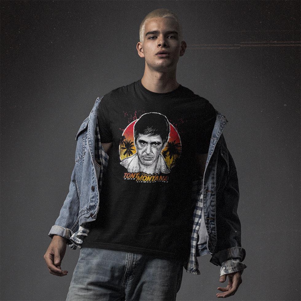 Футболка унисекс Scarface Tony Montana California 4XL Черный (0000011005)