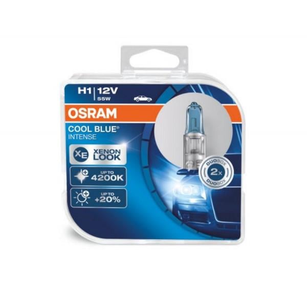 Автолампа галогенова Osram 64150CBI H1 55 Вт 12 В P14.5S 10X2 HardDuopet