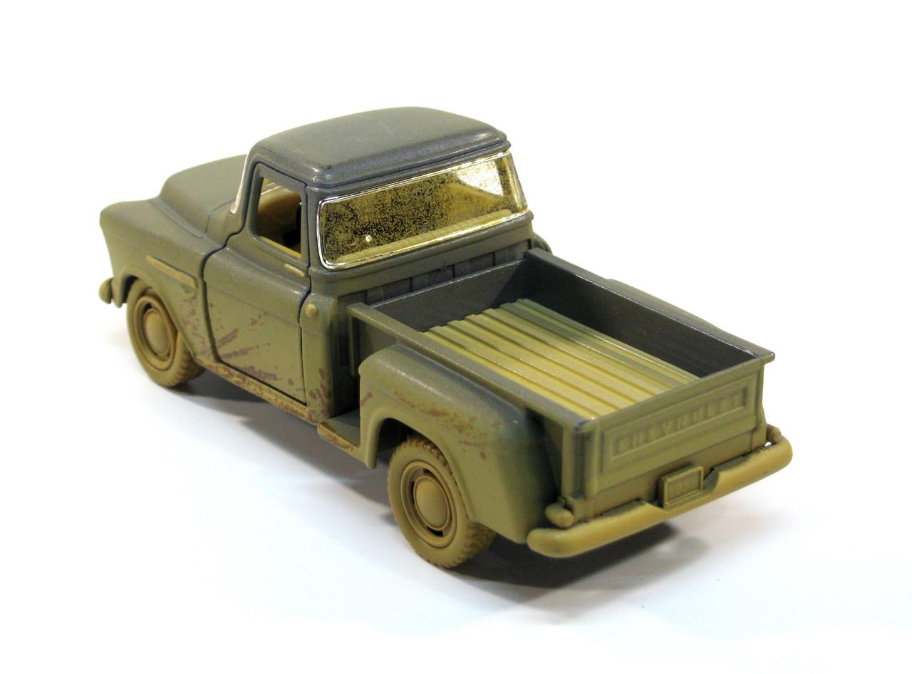 Машина металлическая KT5330Y Chevrolet Stepside Pick-up 1955 Muddy - фото 3 Машина металлическая KT5330Y Chevrolet Stepside Pick-up 1955 Muddy - фото 3